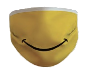 masque sourire en tissu lavable homologue afnor