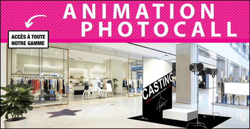 animation photo avec photocall