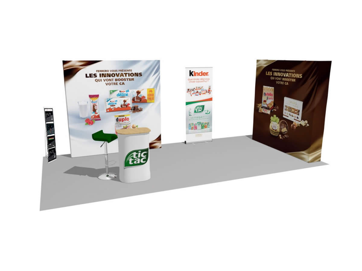 Kit stand expo pour salon à Paris