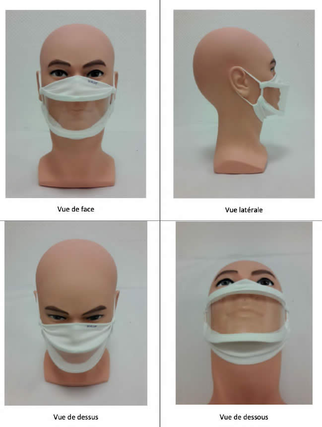 port du masque inclusif