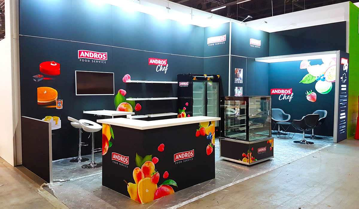 conception de stands pour salons  Paris