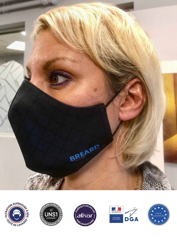 Masque tissu lavable à nouer - Protections et Soins - Tous Ergo