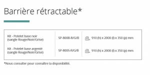 caracteristique separateur d'espace covid-19