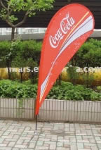 drapeau publicit Coca-Cola