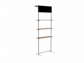 etagere pour stand tubulaire contour