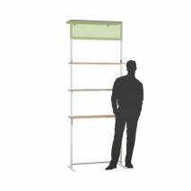etageres pour stand tubulaire contour 3x8