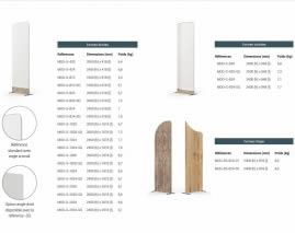 modles de sparateurs d'espace en tissu design