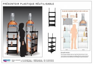 prsentation PLV plastique rutilisable