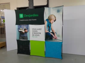 solution stand transportable lger Desjardin