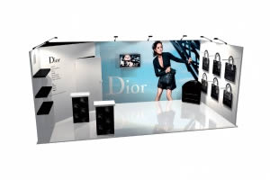 stand Dior rendu 3D