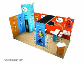 stand GRDF 18m2 rendu 3D