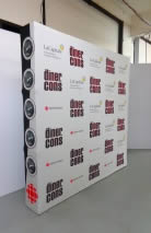 stand photocall transportable 
