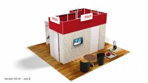 stand Polti version 50m2 vue B 3D