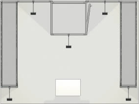 Stand reconfigurable Radio Nova vue de dessus