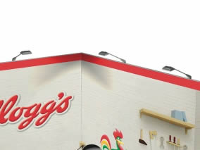 stand transportable Kellogg's vue de droite