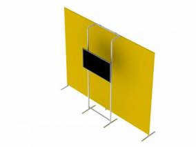 support tv sur stand contour