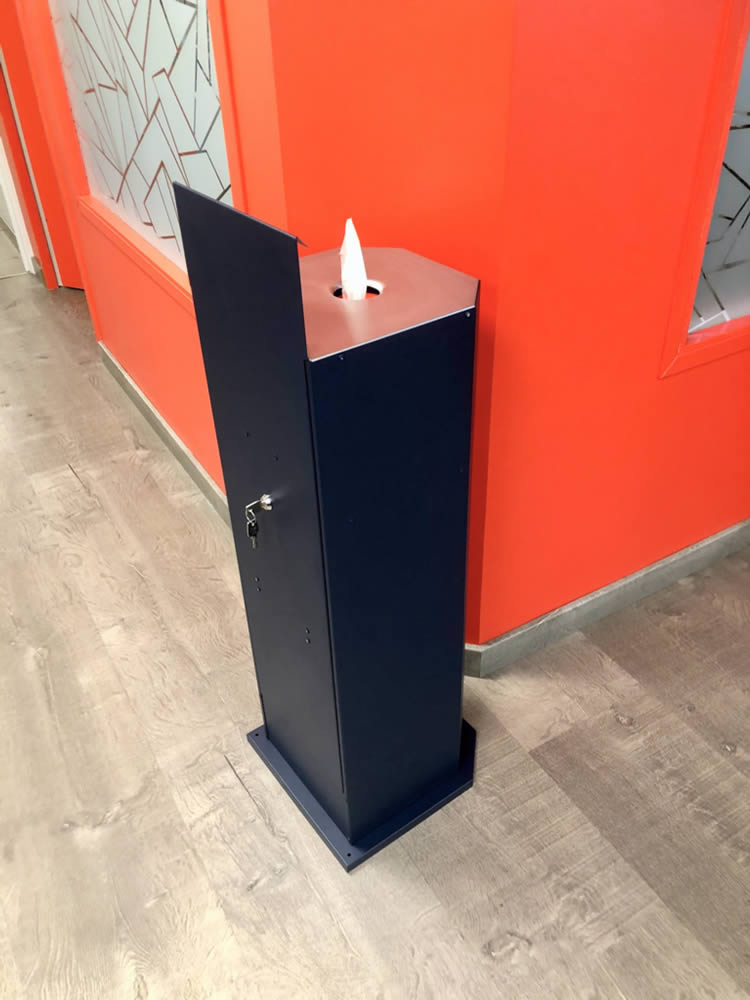 distributeur de lingettes désinfectantes grande capacité