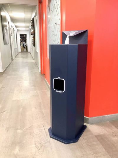 distributeur de lingettes désinfectantes grande capacité