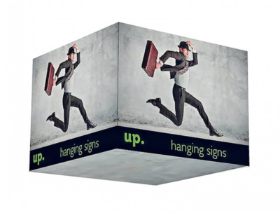 enseigne suspendue carrée