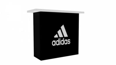 comptoir avec porte et serrure