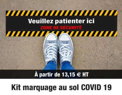 signalétique adhésive sol