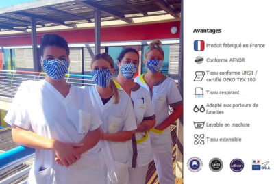 masque personnalisé entreprise