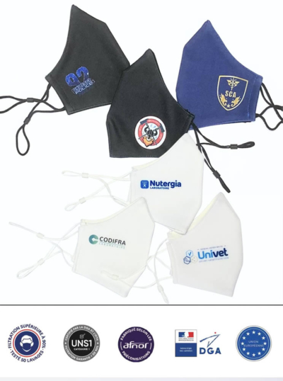 masque uns1 lavable 50 fois ergonomique