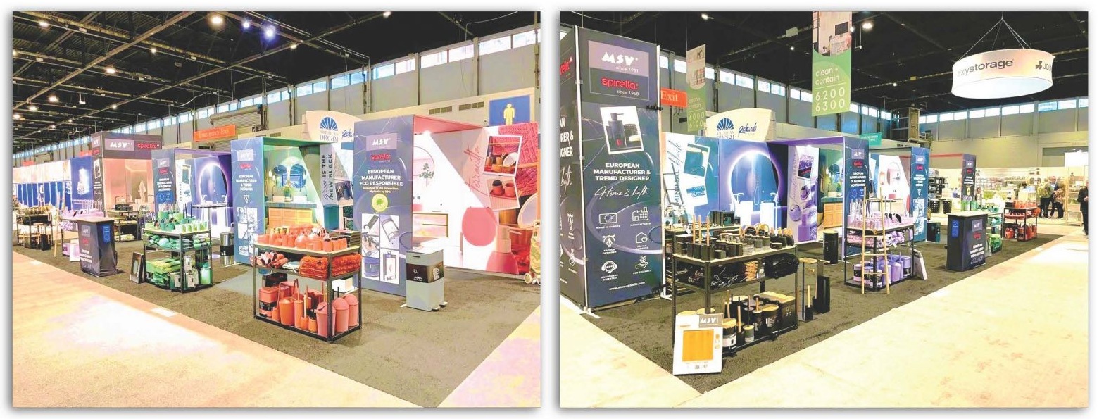 galerie stand tubulaire contour