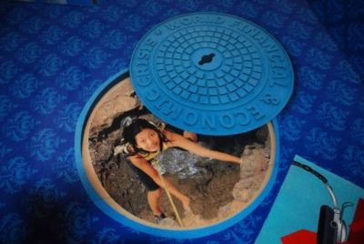 moquette imprimee originale pour stand