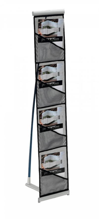 presentoir porte brochures textile