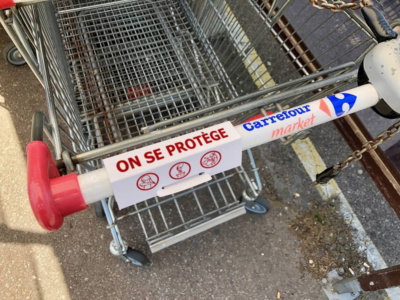 protection de poignée caddie