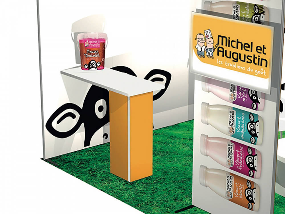 stand modulaire 9m² avec armoire