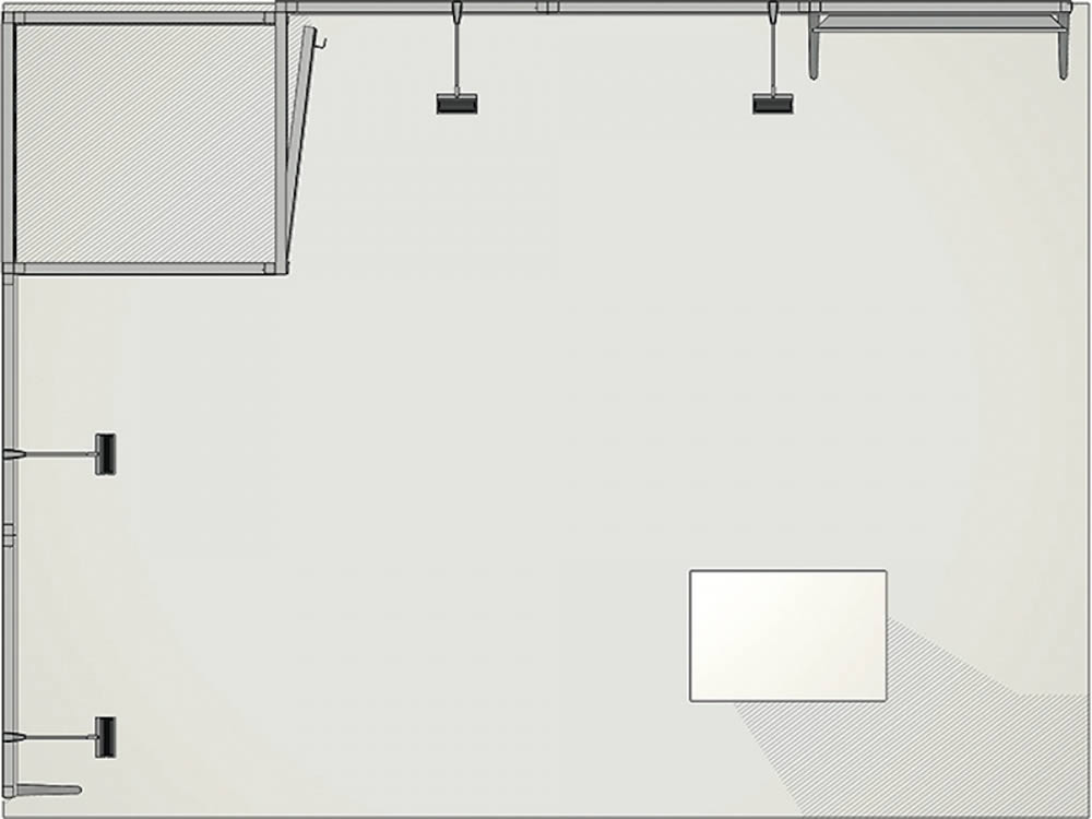 stand modulaire 12m² avec réserve
