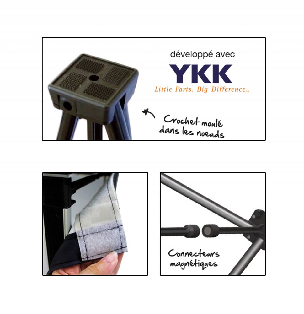 stand parapluie 3x2 facile a monter