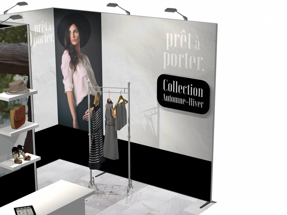 stand modulaire 18m²