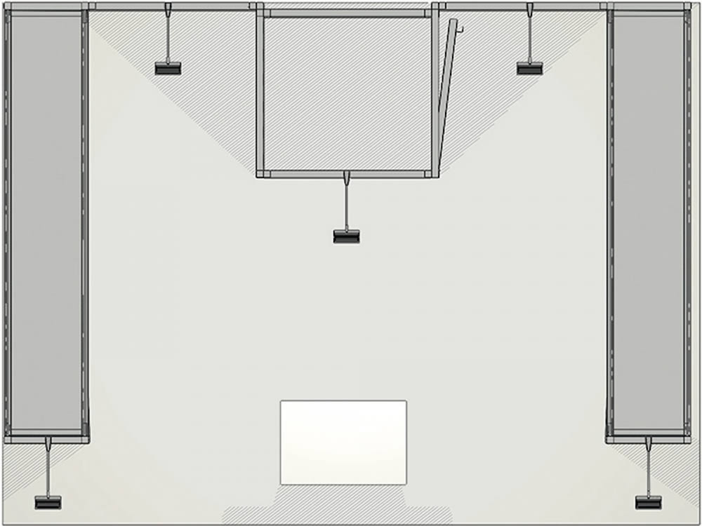 stand 12m² modulaire avec réserve