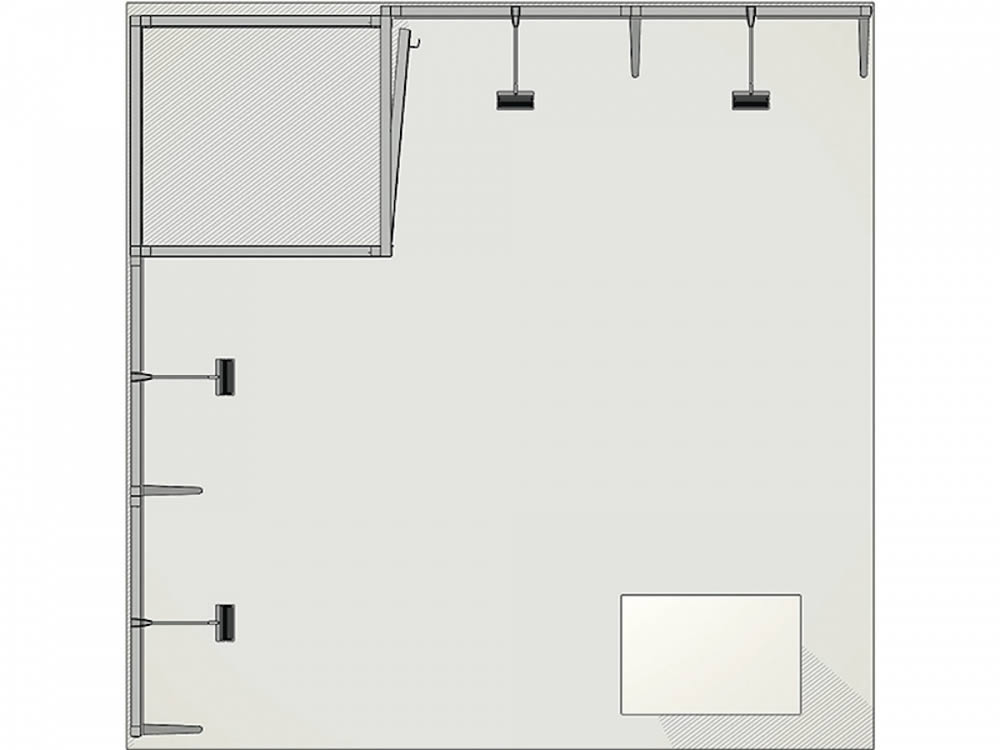 stand modulaire 9m² avec petite réserve