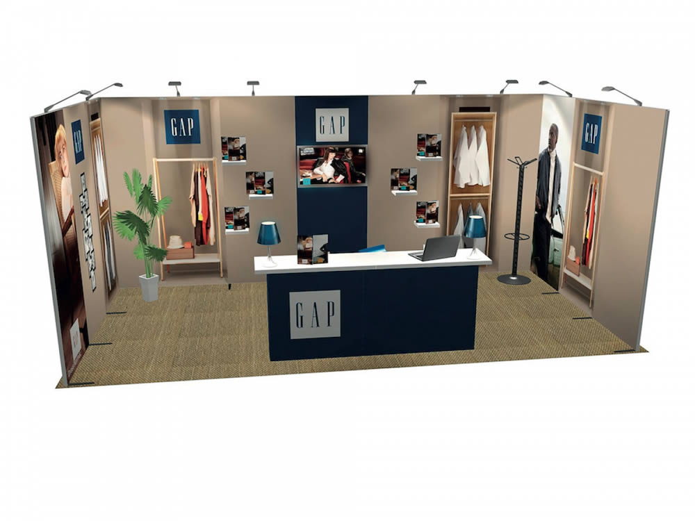 stand reconfigurable 18m²