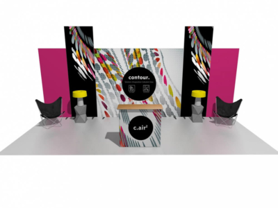 stand modulable contour 24m²