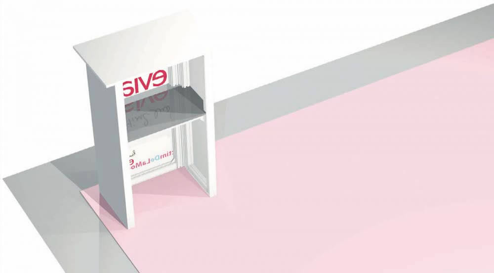 stand transportable 9m² courbe