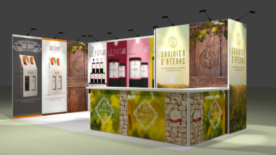 votre projet de stand en 3d